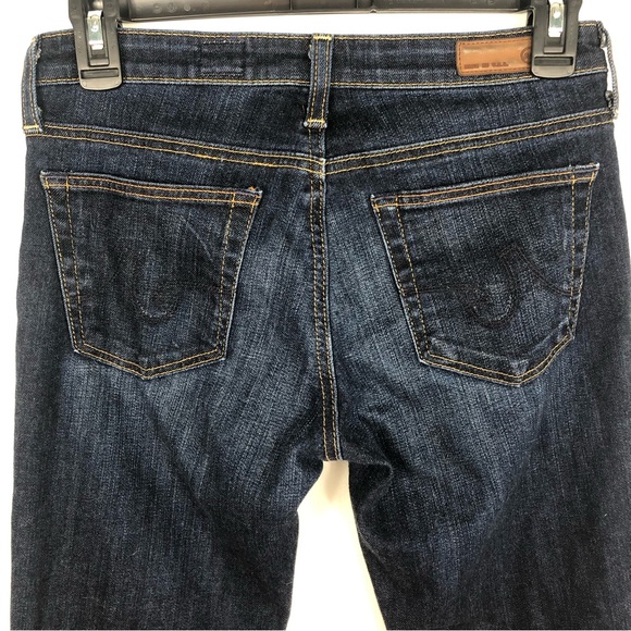 AG Adriano Goldschmied The Stevie Slim Straight Jeans Size 27R - Picture 4 of 10